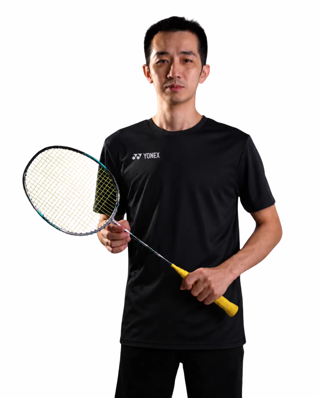 SkyRise coach holding a racket